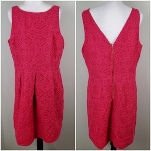 Banana Republic Floral Lace Sleeveless Dress